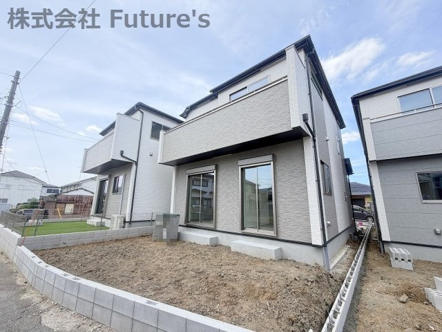 三郷市戸ケ崎　新築戸建　全4棟　C号棟の外観|八潮駅・金町駅までバス便がありアクセス良好！バス停歩1分