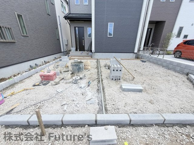 三郷市戸ケ崎　新築戸建　全4棟　C号棟の駐車場|カースペース並列2台可能