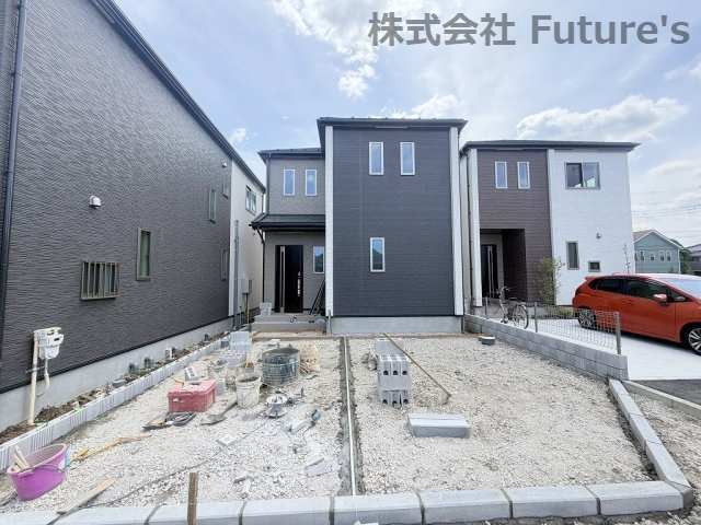 三郷市戸ケ崎　新築戸建　全4棟　C号棟の外観|八潮駅・金町駅までバス便がありアクセス良好！バス停歩1分