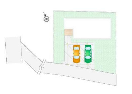 古河市東牛谷　新築戸建　2号棟の区画図