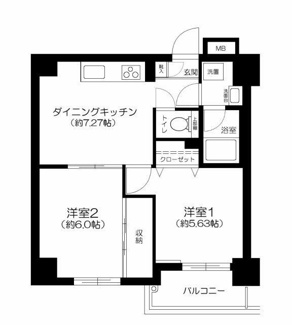 【間取り】 | グランシャリオ国立