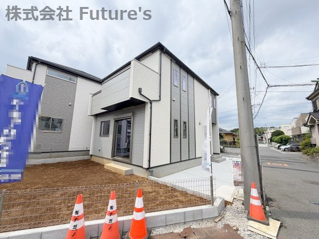 三郷市戸ケ崎　新築戸建　全4棟　D号棟の外観|八潮駅・金町駅までバス便がありアクセス良好！バス停歩1分