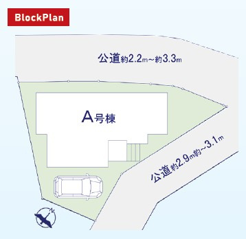 仲介手数料無料　横浜市神奈川区中丸の区画図