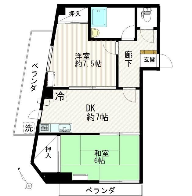 第２八千代マンションの間取り