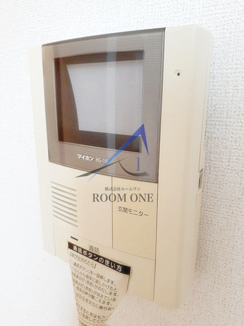 エテルノ武蔵小山のセキュリティ|モニター付きインターホンです。
