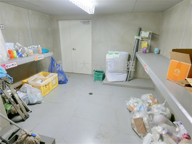 パティーナ蒲田のその他共用部分|曜日時間関係なくゴミ出し可能な敷地内ゴミ捨て場！