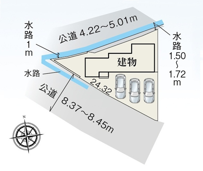 【区画図】 | 御殿場市萩原　新築一戸建て　全1棟