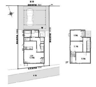 【間取り】 | 第二問屋町3丁目新築戸建て