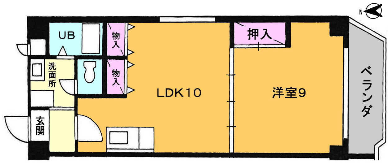 エム西葛西第Ⅱの間取り