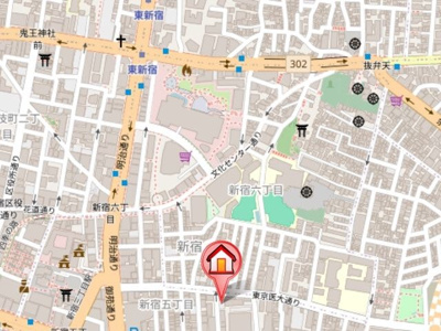 【地図】 | レジディア新宿イーストⅢ