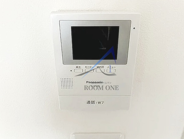 ニックハイム鶴見第二のセキュリティ|モニター付きインターホンです。