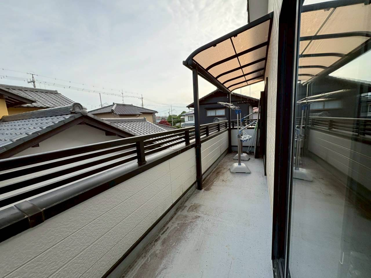 中古 戸建てのバルコニー