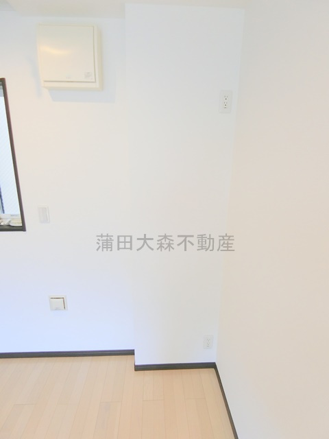 ナズ多摩川レジデンスのキッチン|冷蔵庫置き場