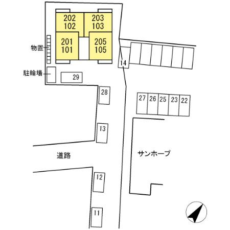 サンライズの区画図