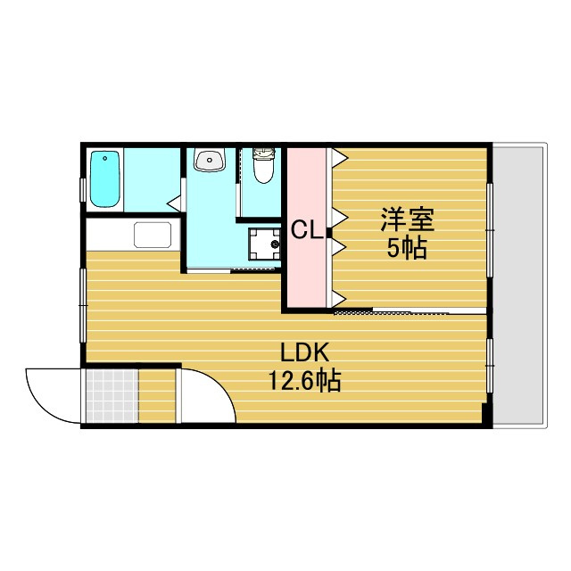 谷田十三マンションの間取り