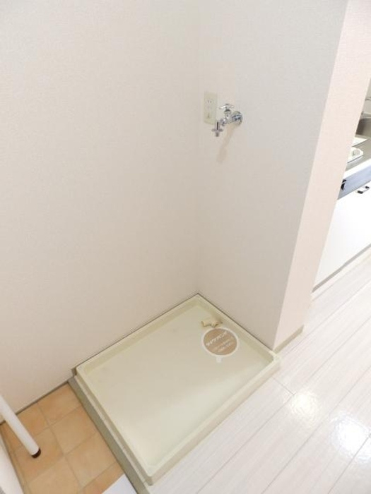 ハッピーライフⅡの洗面所|洗濯機置き場