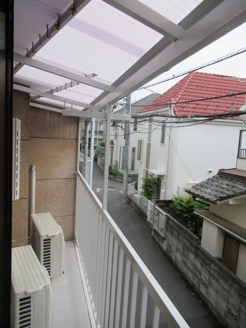 第一山下荘のバルコニー