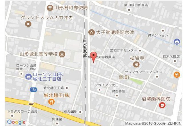 たのし荘の地図