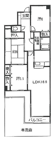 グランドハイツ榎原の間取り