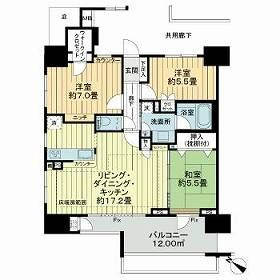 ルネサンス南柏駅前の間取り
