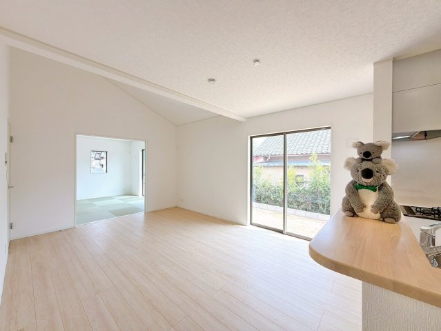 【居間・リビング】 | 前橋市粕川町新屋　平屋　新築住宅