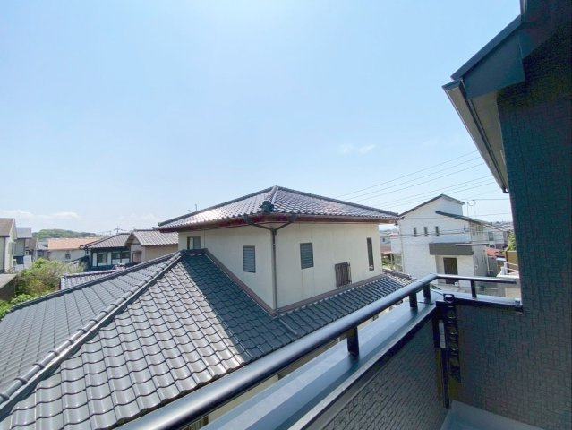 福岡市東区青葉６丁目　新築戸建の展望|バルコニーからの眺めです！