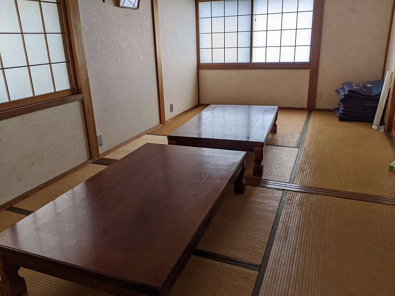大山町上市店舗の内装|団体様用座敷
