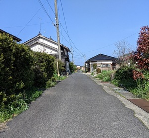 大山町上市店舗のその他|前面道路