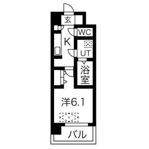 スプランディッド新大阪DUEの間取り
