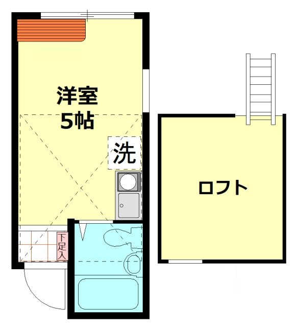 サンハイツ平井の間取り|間取りです。
