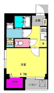 【間取り】 | ｂ’ＣＡＳＡ　ＴＯＫＩＯ | 間取りです。