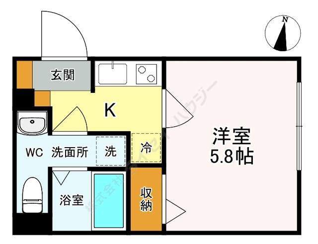 ＡＩＲＬＩＸ東向島の間取り