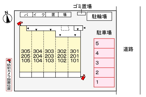 クレストTSの区画図