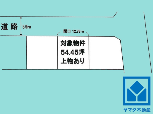 伏見区久我御旅町の土地図