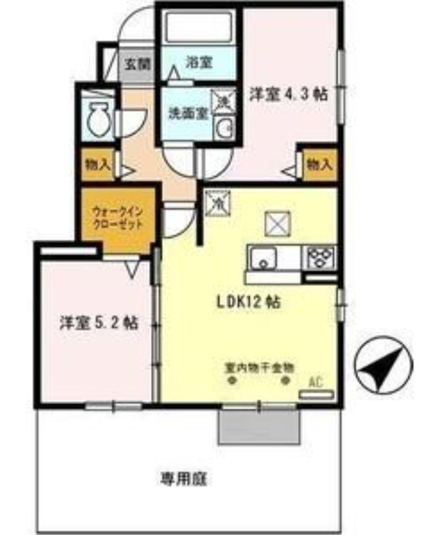 クローバー・シャトレの間取り