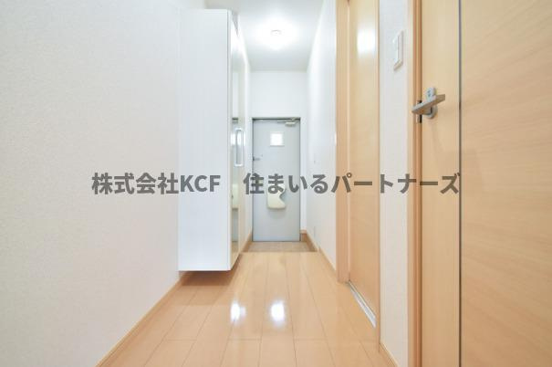 ヴィラフォレストAの玄関|毎日通る玄関はこちらです