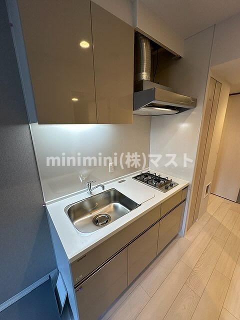 大阪市中央区常盤町２丁目の賃貸マンションのキッチン