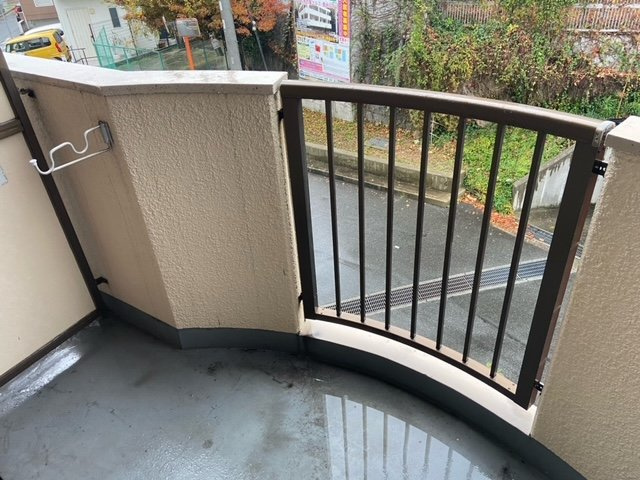 ハッピーコート垂水のバルコニー