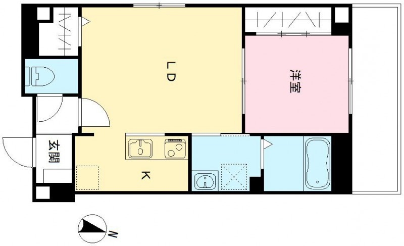 サンシエ神戸元町の間取り