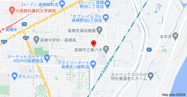 フジパレス戸建賃貸明野町の地図