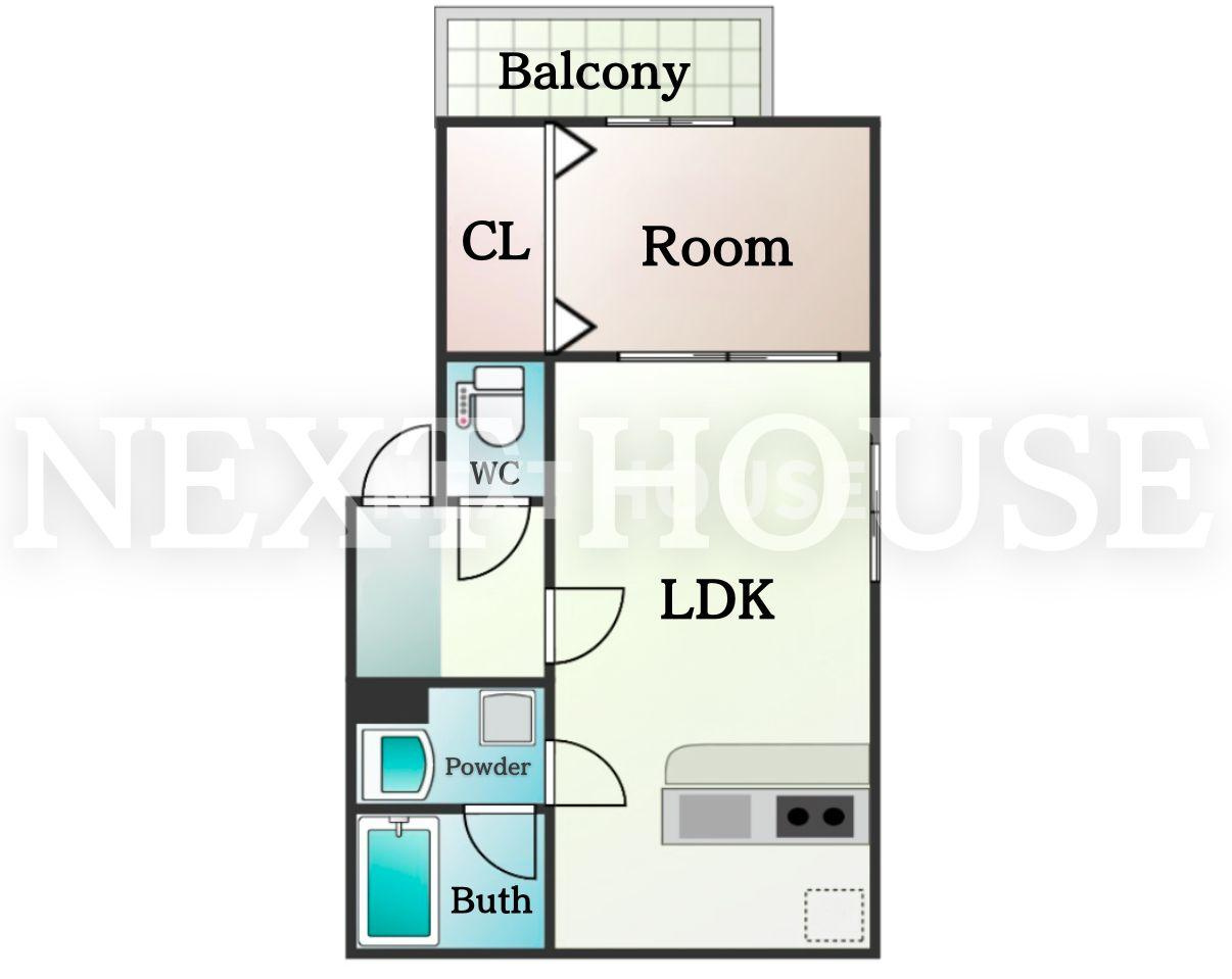 hugme residenceの間取り