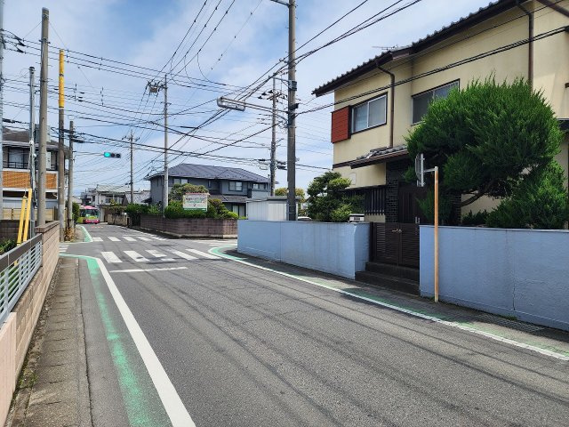 高崎市浜尻町売地の前面道路含む現地写真