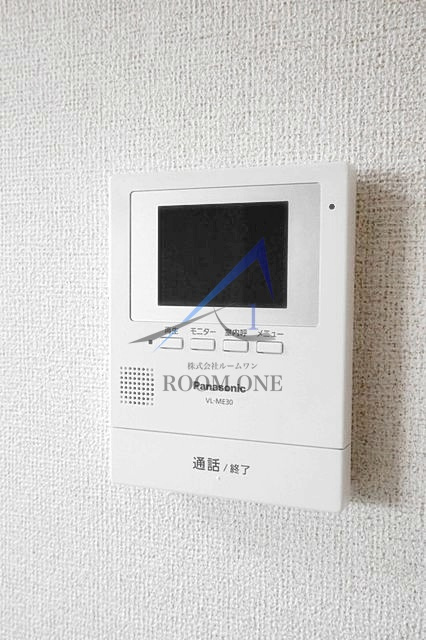 パークハイム常盤台のセキュリティ|モニター付きインターホンです。