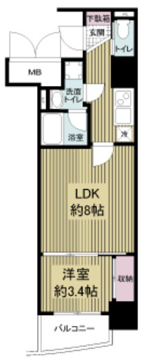 【間取り】 | APRILE南森町
