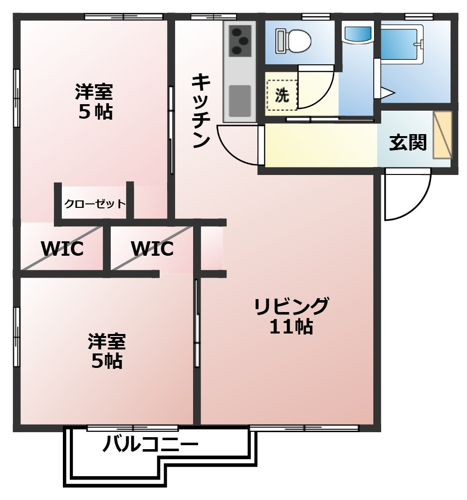 [WiFi] ギャップ萌えしますの間取り