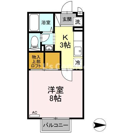 【間取り】 | プレム中里Ⅲ