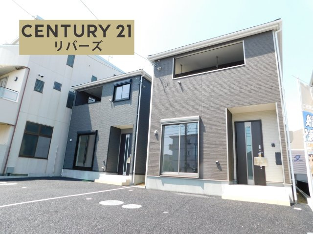 海部郡蟹江町錦１丁目の新築一戸建の外観|◇１号棟◇　　いつでも見学出来ます♪♪（お問合せ当日、平日、水曜、夜間でもＯＫ）　敷地４０坪超！　オール電化住宅！　駐車並列２台ＯＫ！　畳コーナー付きリビング１７．５帖♪　ワイドインナーバルコニー！　
