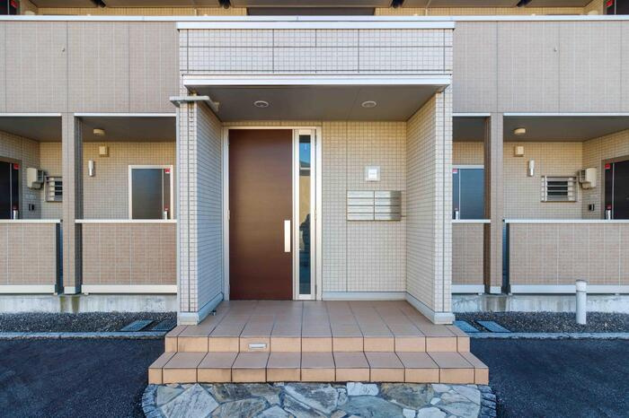 モアナ京田　B棟のエントランス
