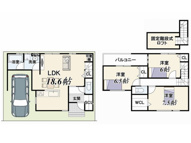 山科区西野楳本町　新築戸建の画像