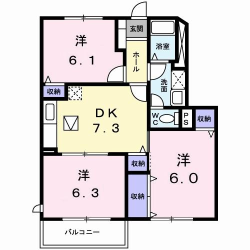 ルーラル・カーサＹの間取り